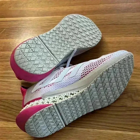 Adidas basket weave sneakers size 9.5 - Picture 4 of 6